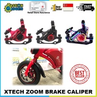 XTECH Zoom Brake Caliper Internal Hydraulic Brake Oil MTB Bike Bicycle Semi Hydraulic braking clamp 