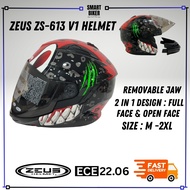 Zeus Helmet ZS-613 With Double Visor - Performance & Comfort