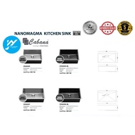 Authorize Dealer Cabana NANO MAGMA 304 Stainless Steel Kitchen Handmake High End Sink Sinki Dapur Si