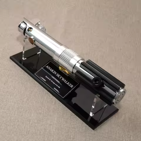 AS3 Lightsabers collection display stand saber nameplate acrylic material 89sabers ELFsaber TXQsaber