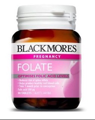 Blackmores 葉酸 Folate 500 孕婦補充品 90粒