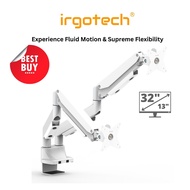 IRGOTECH Ultrawide Monitor Stand 34 - 38 inch Adjustable Dual Monitor Arm Curve Monitor Mount Bracket Holder S-Series