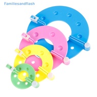 Familiesandflash> 8PCS 4 sizes Fluff Ball Weaver PomPom Maker Knitting Loom Kit  well
