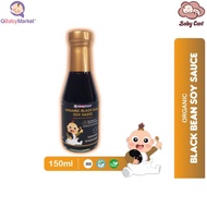 Q Baby Market Organic Black Bean Soy Sauce & Premium Scallop Sauce Gluten Free Sugar Free