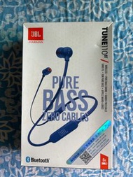 JBL tune 110 bt-pure bass zero cables 耳機