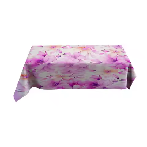 Floral Tablecloth Vintage Washable Table Cover Rustic Farmhouse Dining Kitchen Decor