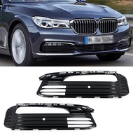 For BMW 7 Series G12 2016 2017 Front Bumper Fog Light Cover Fog Light Trim Fog Lights Mesh Grill Car