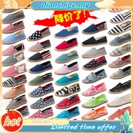 Toms Shoes Unisex Canvas kasut Slip on Shoes toms Comfortable and Breathable Loafer men women