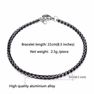 Bracelet Black Stainless Steel 316L