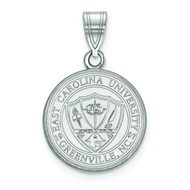 East Carolina Medium (5/8 Inch) Crest Pendant (Sterling Silver)