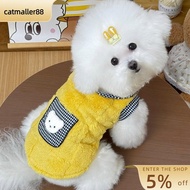 CATMALLER88 Dog Clothes, With Traction Buckle Warm Pet Apparel,  Thickened Comfortable Fleece-Lined 