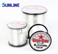 Sunline Queen Star Original Lụa Dây Nylon Xuyên Thấu Gói Xô 600 Mét Dây Phụ Chính Dành Cho Câu Cá Tr
