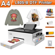 A4 DTF Printer T-Shirt Printing Machine EPSON L805 A4 DTF Transfer Printer With DTF Conversion Kit For T-Shirt Hat Jeans Hoodies