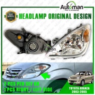 Toyota Avanza 2003 2004 2005 Front Headlamp Head Lamp Light ( No Bulb )
