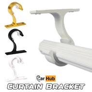 Curtain Pole Bracket Aluminum Alloy Hook Curtain Rod Support Curtain Rod Brackets Curtain Rod Bracke