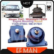 NISSAN UD YU41 IMPORT MITSUBISHI CANTER FE639 3TON FRONT ENGINE MOUNTING ROUND 11220 0T00A ME 017631 LORI SPARE PARTS
