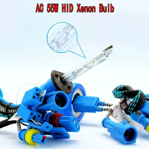 2pcs AC 55W H1 12V 24V anti-UV super Bright fast start HID xenon bulb suit for Bi-xenon projector le