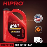 HIPRO MAG SAE 5W-40 4L Synthetic Blended Engine Oil (Semi Synthetic) | API SN PLUS | 5W40