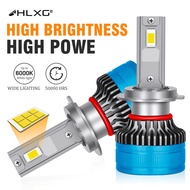 HLXG 80000LM 200W H7 LED Canbus Car Headlights Bulbs H1 H4 HB3 9005 HB4 9006 H11 9012 LED 6000K 5570 CSP Auto Lamp for VW Ford BMW