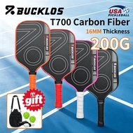 BUCKLOS T700 Carbon Fiber Pickleball Paddle Set with Free Storage Bag and Ball Pickleball Paddles fo