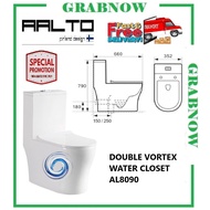 Aalto DOUBLE VORTEX WATER CLOSET AL8090 / Express Free Home Delivery