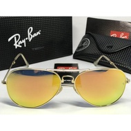 WD7e Popular Classic Sunglasses Men Like Polarized Ray_ Ban Aviator Glod Frame / Red BN 001/52 62mm 