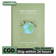 Sunnimix Recycled Leather Notebook Litchi Texture GRS Certified Customizable Logo Eco-Friendly