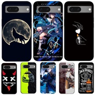 For Google Pixel 7 Case For Google Pixel 7 Pro Soft Case black tpu case Genshin Role