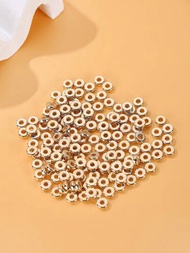 200 顆/包 6 毫米扁平圓形塑膠墊片圓盤珠，適合 Diy 珠寶製作