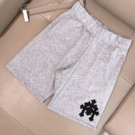 Chrome hearts 經典十字架拼皮短褲 男女短褲