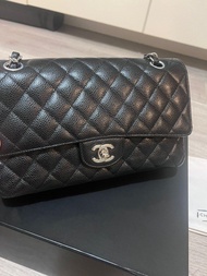 Chanel classic flap CF medium 25 caviar 荔枝皮