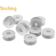 [TinChingS] 10pcs 21mm Industrial Aluminum Bobbins For Singer Brother Sewing Machine Tools [NEW]