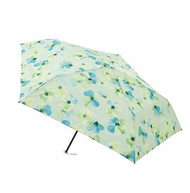 estaa - 90g 超輕量 防UV 摺遮 雨傘 – 水彩花 (綠色)