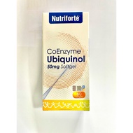 (CLEARANCE) NUTRIFORTE COENZYME UBIQUINOL 50MG SOFTGEL 60'S [EXP:08/2025]