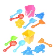 7pcs/Set Kids Children Seaside Bucket Shovel Rake Kit Building Sea Horse Molds Funny Sand Water Beac