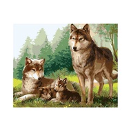 DaDa Art DQ1 Animal 40x50cm diy oil painting paint by number wolf seriedw PA4