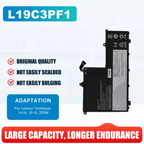 High-Quality L19C3PF1 Laptop Battery For Lenovo Thinkbook 14-IIL 15-IIL 20SM L19C3PF0 L19C3PF9 SB10V