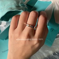 🎀Tiffany蒂芙尼1837系列銀戒指窄版素圈情侶對戒經典款