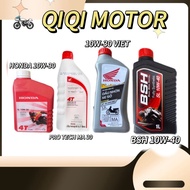 HONDA MINYAK HITAM LUBRICANTS 4T 10W30 1L PRO TECH MA 30 THAILAND 10W30 FULLY SYNTHETIC 1.2L BSH 10W