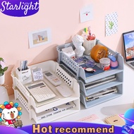 COD Starlight Rak Kotak Penyimpanan File Dokumen Rak Meja Tempat File Susun Dokumen Kantor Rak Berkas Stationery Rak Baju Kamar Mandi Rak Kosmetik File Organizer Rak Meja Serbaguna HSB160