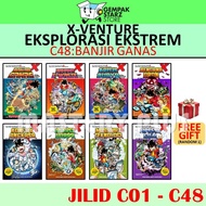 📚KOMIK SIRI X-VENTURE EKSPLORASI EKSTREM C01 - C48：BANJIR GANAS | C47：BAHANA E-WASTE - KADOKAWA GEMP