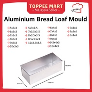 [PANJANG LOAF]Aluminium Bread Loaf Mould LOYANG ROTI TAWAR 7x3x3 8x3x3 Handmade baking pan Cake Mould Mold Loyang Cake