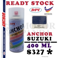 ANCHOR MOTORCYCLE SERIES S327** S327 400ML CAN SPRAY PAINT CAT SPRAY TIN SUZUKI VIOLET BLUE 100% ORI