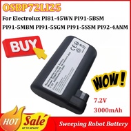 OSBP72LI25 7.2V 3000mAh Sweeping Robot Battery for Electrolux PI81-45WN PI91-5BSM PI91-5MBM PI91-5SG