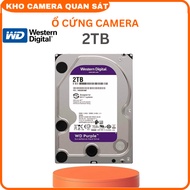 Ổ Cứng HDD WD Purple™ Tím 2Tb Chuyên dùng cho Đầu Ghi Camera - hàng nhập khẩu -Kho camera