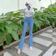 Loose Pants Latest Long Jeans Cln Gombrong Baddie Jean Premium Jens Viral High Waist Baggy Jeans Pan