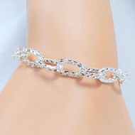 569#Original 925 silver 简约设计纯银手链/银脚链 Rantai Tangan / Kaki Pure 925 Silver Bracelet 纯银手链#Silver Brace