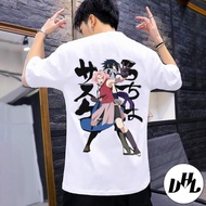 Men Women sakura and sasuke T-shirt, Anime Manga Unisex naruto comic T-shirt