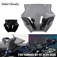 Applicable to Yamaha MT-07 2025-2026 Motorcycle windshield modification MT07 Windshield with Bracket