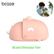 Bcase Quạt Khủng Long Mini Dễ Thương Cầm Tay Quạt Đeo Cổ Cầm Tay Quạt Sạc USB Satey Trọng Lượng Nhẹ
